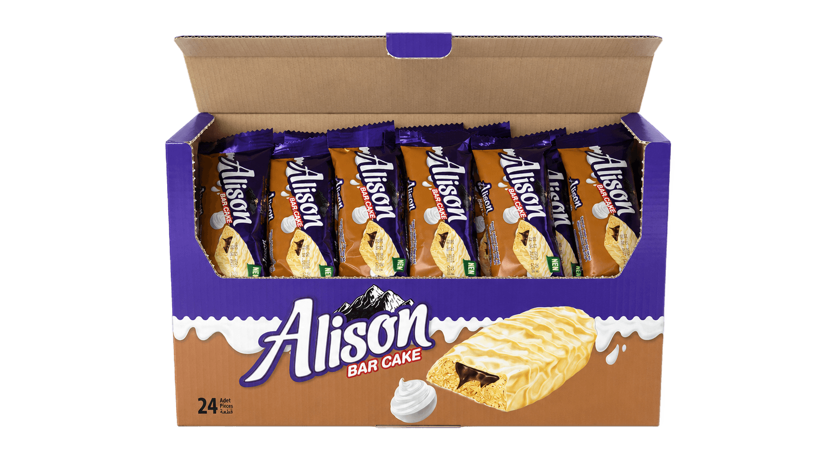 Alison Bar Cake abierto
